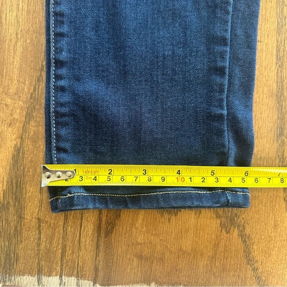 Paige Skyline Skinny Jeans Medium Dark Wash Blue Denim Size 29 Casual - Picture 9 of 14